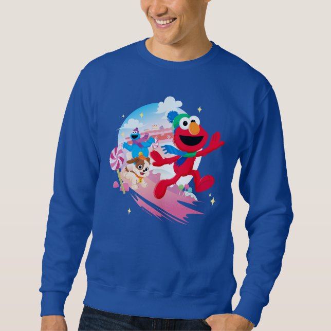 Elmo, Tango & Cookie Monster | Best Christmas Ever Sweatshirt (Vorderseite)
