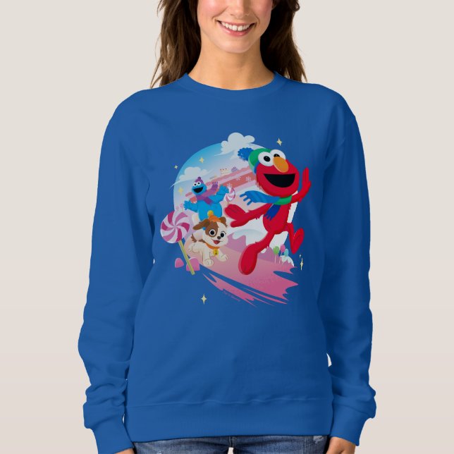 Elmo, Tango & Cookie Monster | Best Christmas Ever Sweatshirt (Vorderseite)