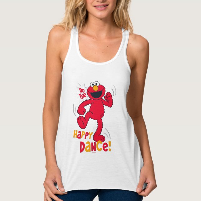 Elmo | Tanzt glücklich Tank Top (Vorderseite)