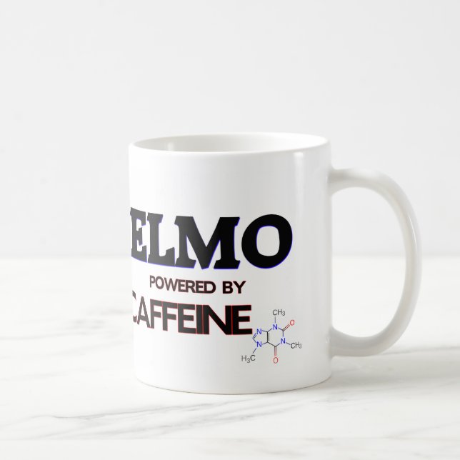 Elmo trieb durch Koffein an Tasse (Rechts)