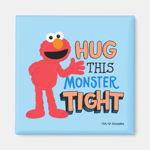 Elmo   Umarme dieses Monster fest Magnet
