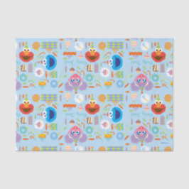 Elmo und Abby Birthday Seidenpapier