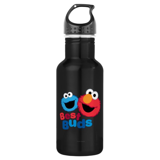 Elmo und Cookie Besties Edelstahlflasche (Vorderseite)
