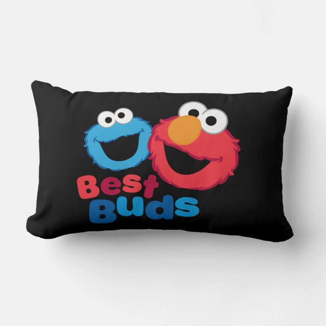 Elmo und Cookie Besties Lendenkissen (Vorderseite)