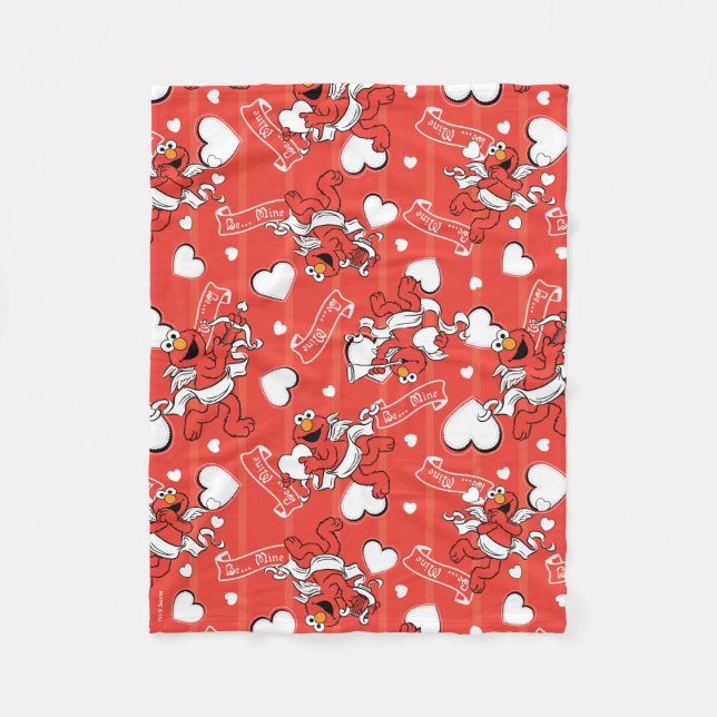 Elmo Valentinus Cupid Fleecedecke (Vorderseite)
