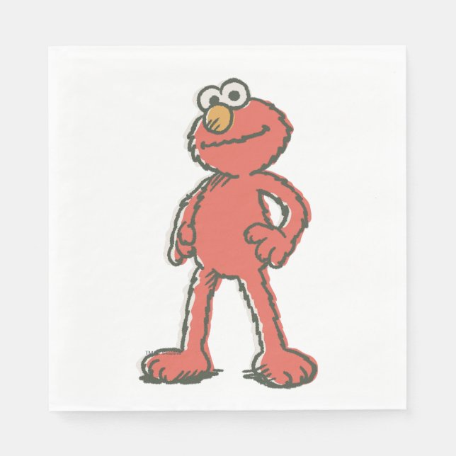 Elmo Vintag Serviette (Vorderseite)