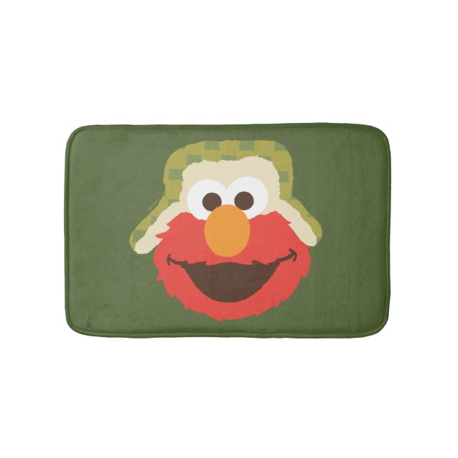 Elmo Woodland Face Badematte (Vorderseite)