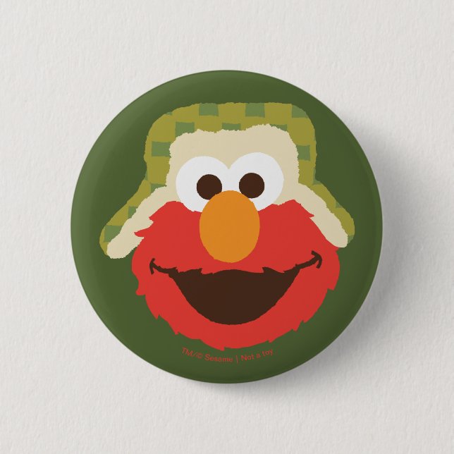Elmo Woodland Face Button (Vorderseite)