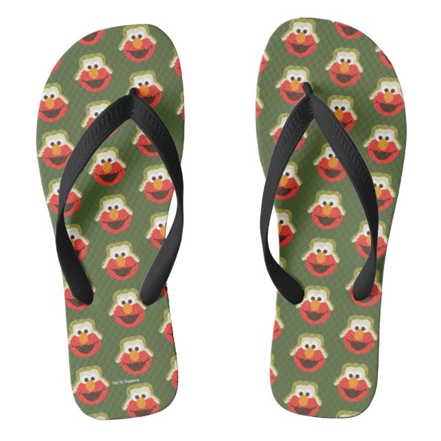 Elmo Woodland Face Flip Flops (Fußbett)