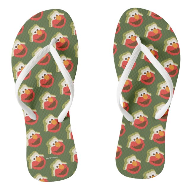 Elmo Woodland Face Flip Flops (Fußbett)