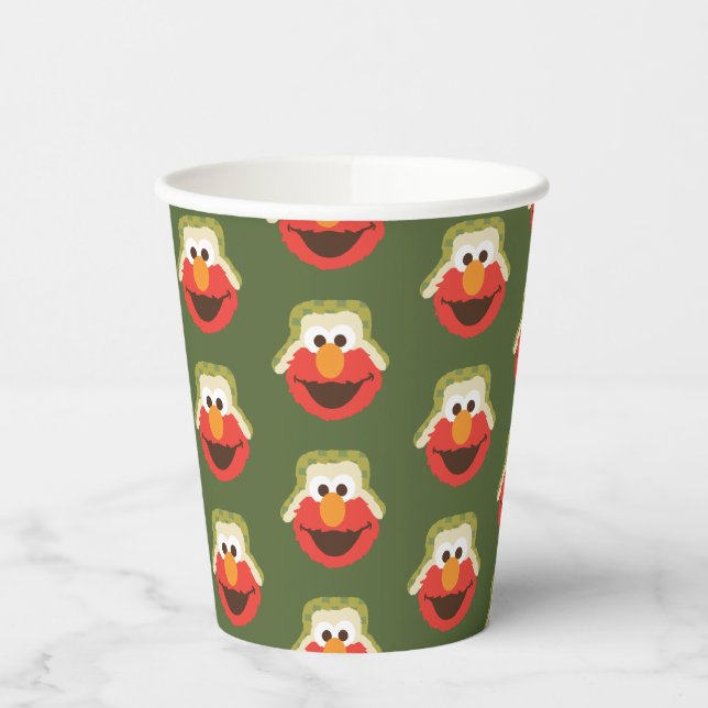 Elmo Woodland Face Pappbecher (Links)