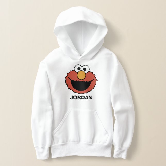 Elmos lächelndes Gesicht Hoodie (Ablage )