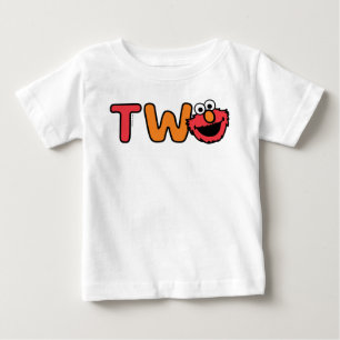 Elmos zweiter Geburtstag Baby T-shirt