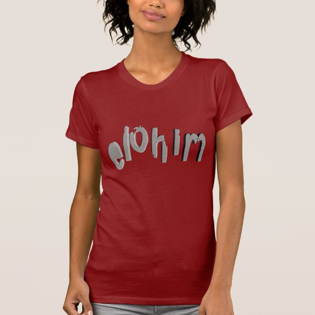 Elohim 159 graues T-Shirt (Vorderseite)