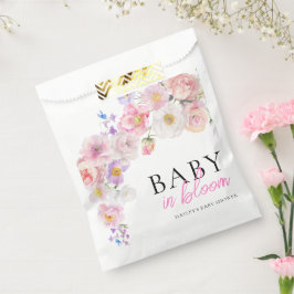 Eloise Pink Floral Baby in Bloom Baby Dusche Geschenktütchen