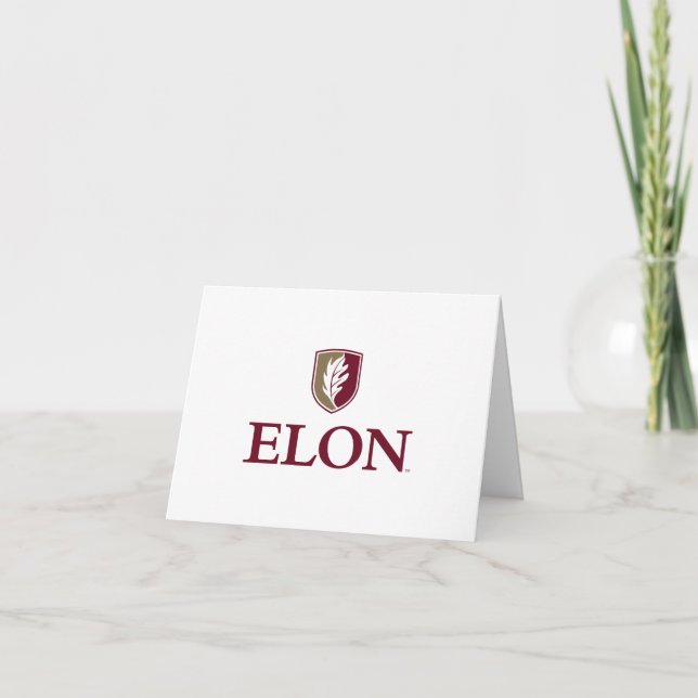Elon Abschluss Dankeskarte (Vorderseite)