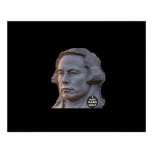 Elon Mount Rushmore Trump Musk unisex Poster