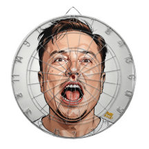 Elon Musk Dartboard - Take Your Best Shot!