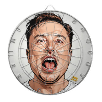 Elon Musk Dartboard - Take Your Best Shot! Dartscheibe
