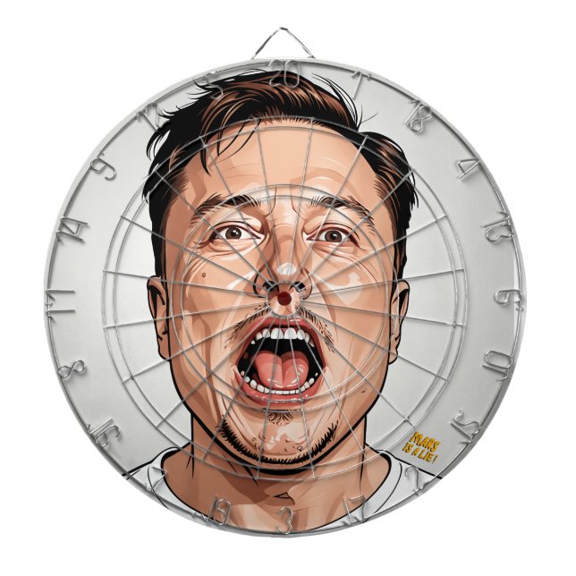 Elon Musk Dartboard - Take Your Best Shot! Dartscheibe (vorne)