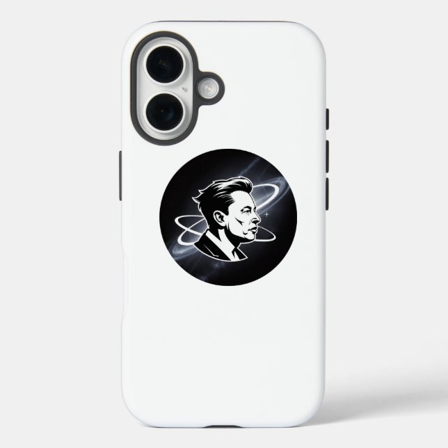 Elon Musk: The Legend - iPhone 16 Case für Visiona (Rückseite)