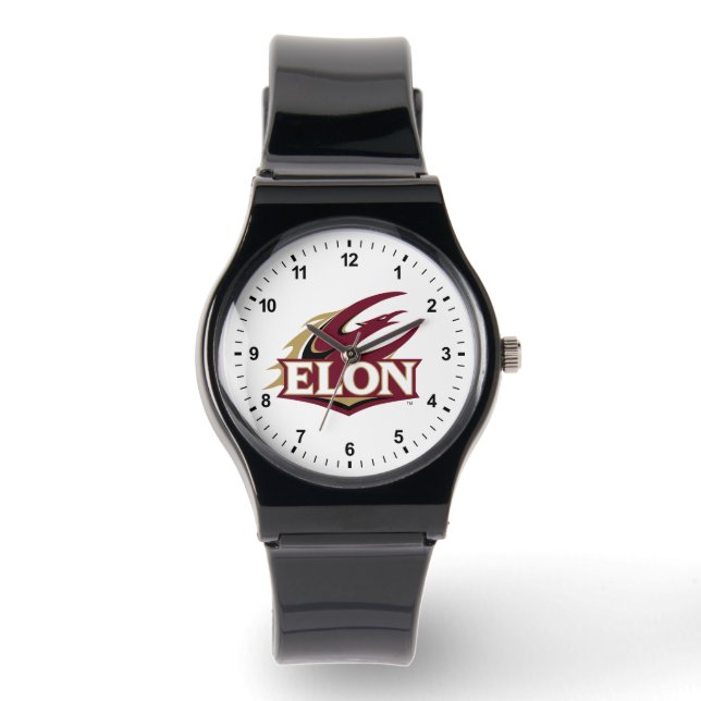 Elon Phoenix-Logo Armbanduhr (Vorderseite)