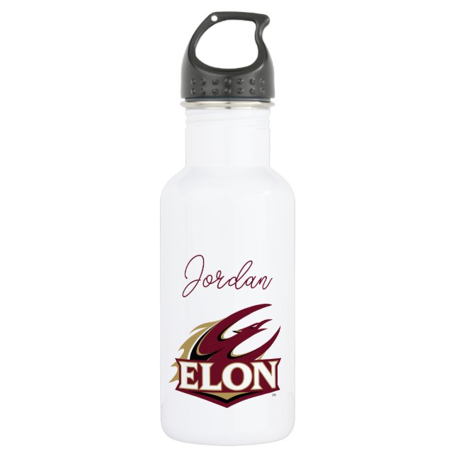 Elon Phoenix-Logo Edelstahlflasche (Vorderseite)