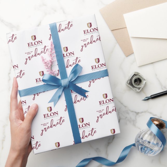 Elon University Abschluss Geschenkpapier (Schenken)