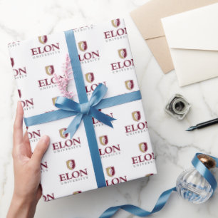Elon University Abschluss Geschenkpapier
