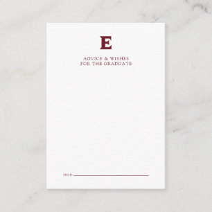 Elon University Abschluss Mitteilungskarte