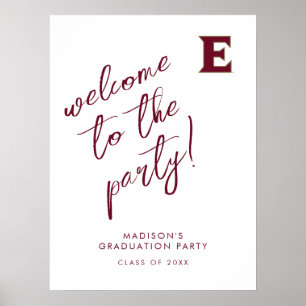 Elon University Abschluss Poster