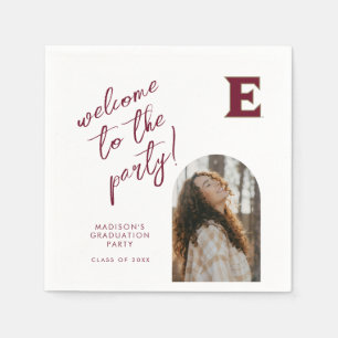 Elon University Abschluss Serviette