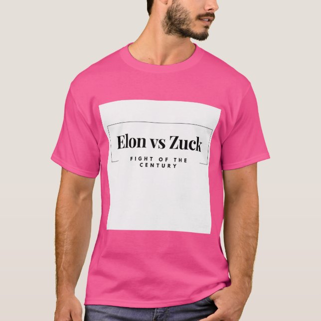 Elon Vs Zuck T-Shirt (Vorderseite)