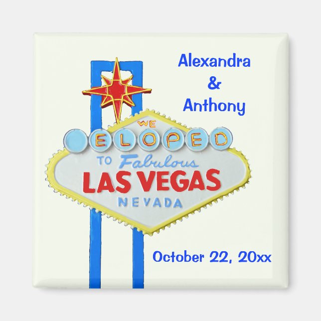 Eloped zu Las Vegas Magnet (Vorne)