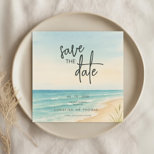 Elopement Beach Wedding Save the Date (Von Creator hochgeladen)