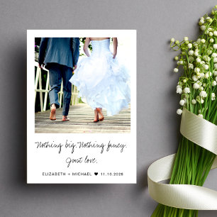 Elopement Foto Wedding Ankündigung