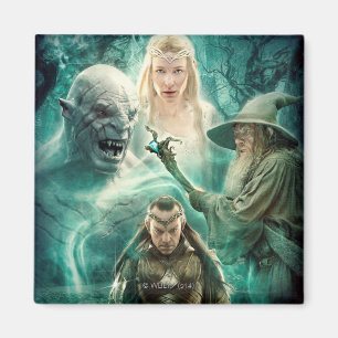 ELROND™, Azog, Galadriel und Gandalf Graphic Magnet