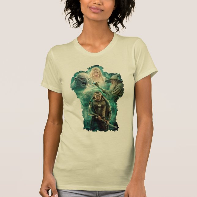 ELROND™, Azog, Galadriel und Gandalf Graphic T-Shirt (Vorderseite)