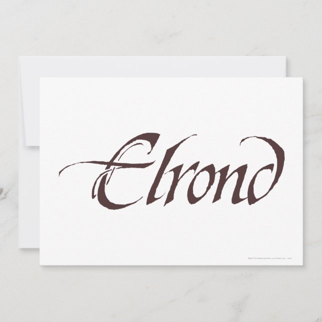 ELROND™ Name Solid (Vorderseite)