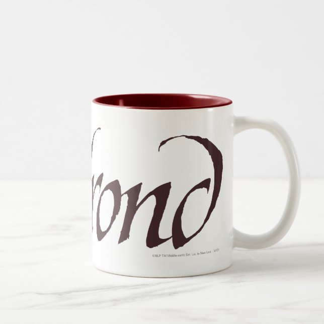 ELROND™ Name Solid Zweifarbige Tasse (Rechts)