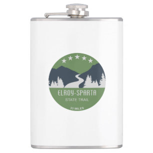 Elroy-Sparta Staat Flachmann