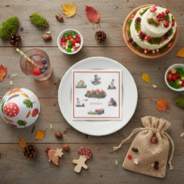 Elsa Beskow Kinder des Waldes Serviette