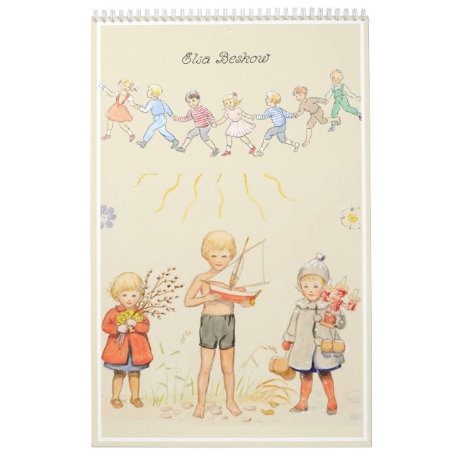 Elsa Beskow Wall Calendar Kalender (Titelbild)