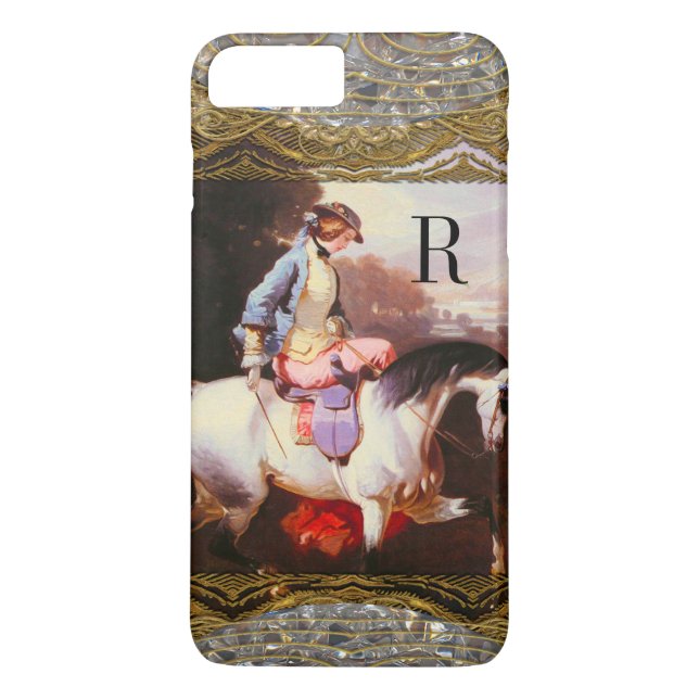 Elsa VII Monogramm Case-Mate iPhone Hülle (Rückseite)