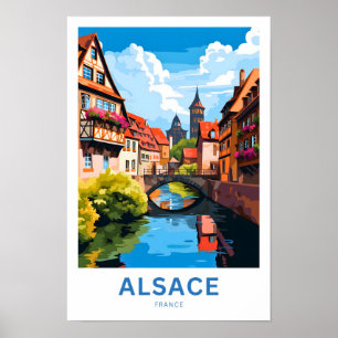 Elsace France Travel Print Poster