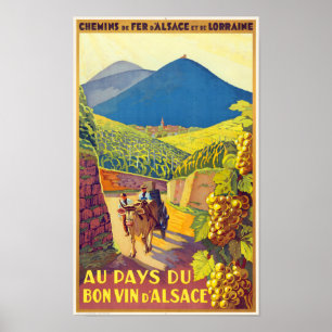 Elsass France Vintage Poster 1920er