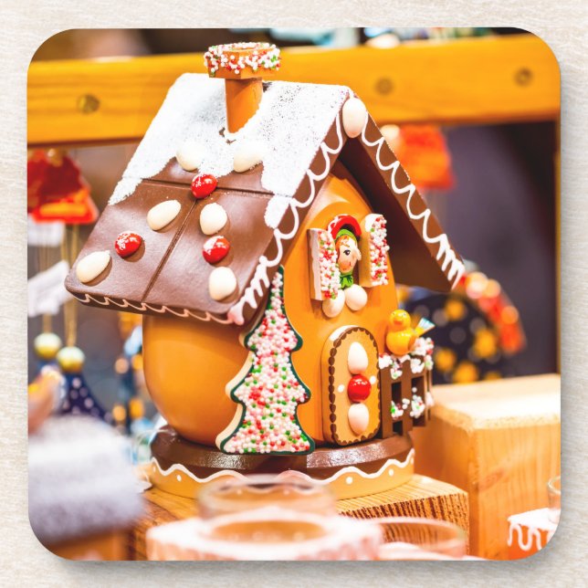 Elsass-Lebkuchen Getränkeuntersetzer (Vorderseite)