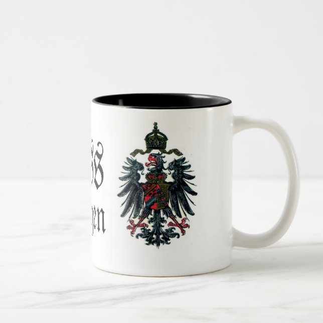 Elsass-Lothringen, Zweifarbige Tasse (Rechts)