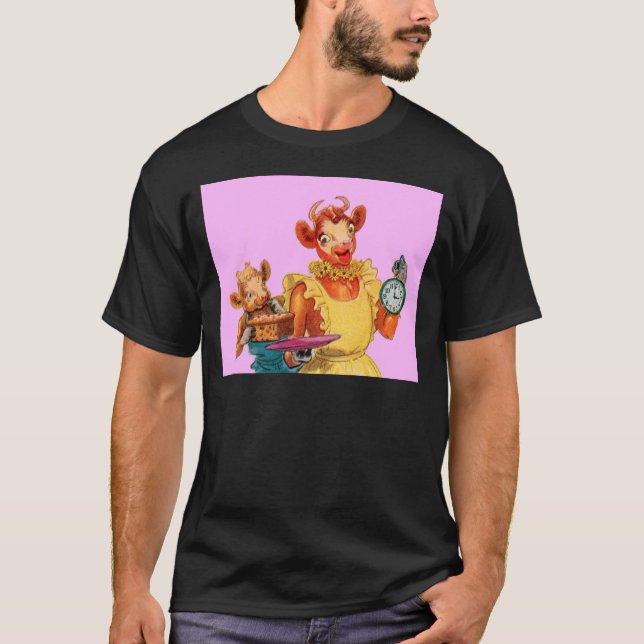 Elsie die Kuh und Tochter Beulah - Es ist Cake Tim T-Shirt (Vorderseite)