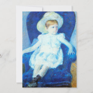 Elsie in einem blauen Stuhl   Mary Cassatt